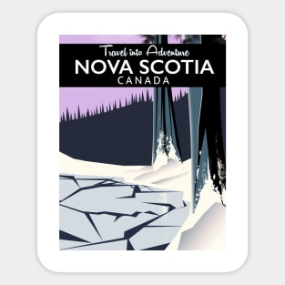 Travel Into Adventure! Nova Scotia Canada Sticker